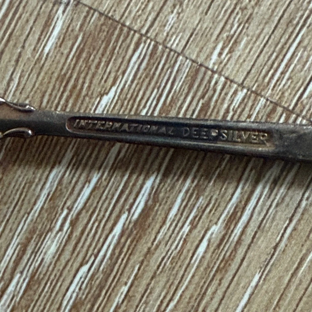 International deep silver Vintage Spoon patina